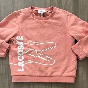 Lacoste kids sweatshirt Size 4